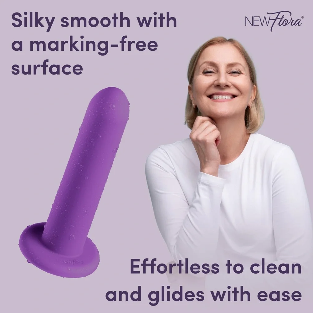 NIB! NewFlora Silicone Wand Exerciser Set of 4- Purple, Lavender, Lilac & Pink